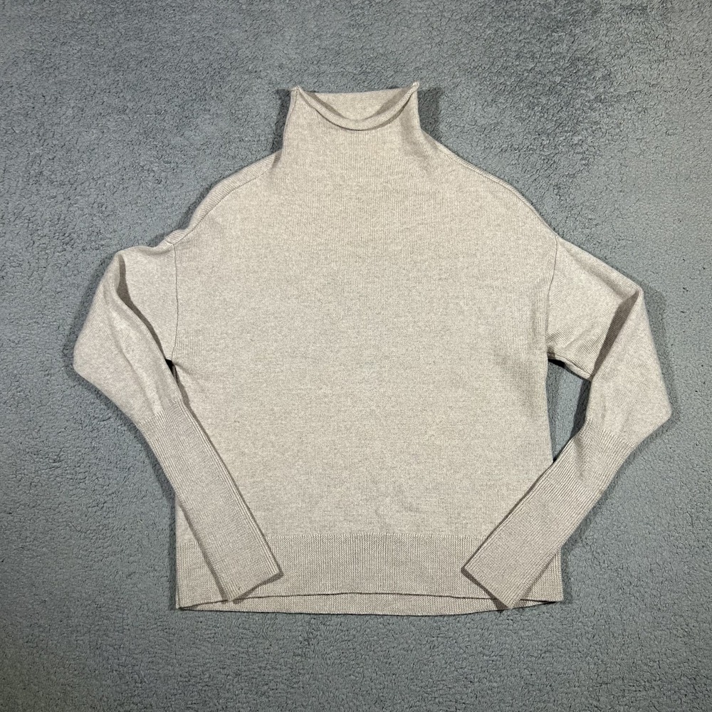 Wilfred Cream Mock Neck Sweater